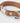 Tweed Metal Buckle Dog Collar - Caramel Checkered Herringbone