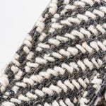 Tweed Metal Buckle Dog Collar - Grey Herringbone