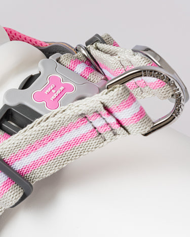 Easy Walk V Dog Harness - Pink Buckles