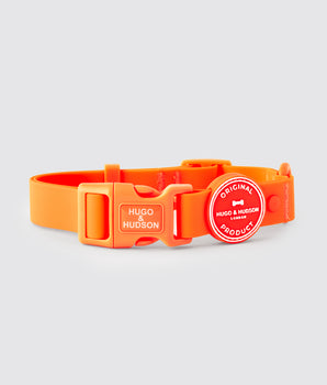 Orange Waterproof Dog Collar