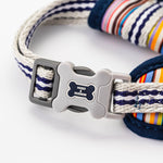 Fabric Dog Harness - Striped Multi-color