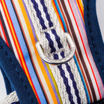 Fabric Dog Harness - Striped Multi-color