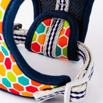 Fabric Dog Harness - Geometric Multi-color
