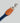 Navy Round Rope Dog Lead with Cognac Leather