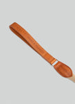 Natural Round Rope Dog Lead with Cognac Leather