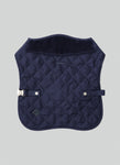 Navy Quilted Dog Jacket