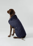 Navy Quilted Dog Jacket