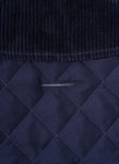Navy Quilted Dog Jacket