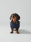 Navy Quilted Dog Jacket