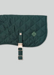 Forest Green Quilted Dog Jacket