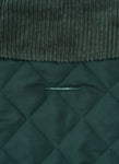 Forest Green Quilted Dog Jacket