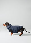 Reversible Dog Puffer Jacket - Navy & Berry