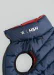 Reversible Dog Puffer Jacket - Navy & Berry