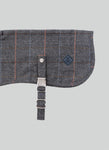 Grey Checked Herringbone Tweed Dog Jacket