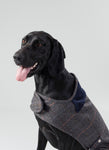 Grey Checked Herringbone Tweed Dog Jacket