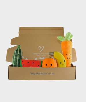 Fruits & Vegetables Dog Toy Gift Box