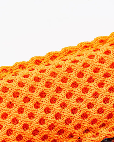 Mesh Dog Collar - Orange Pattern