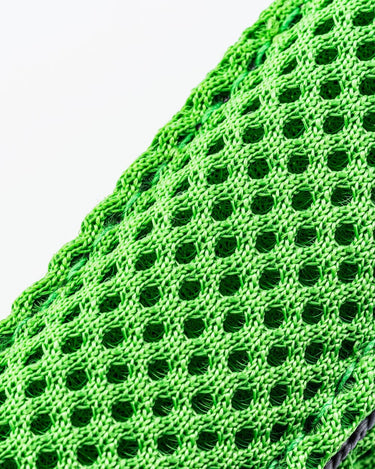 Mesh Dog Collar - Green Pattern