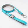 Fabric Dog Lead - Turquoise Star