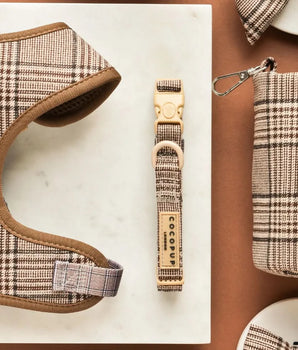 Cocopup London Pup Plaid Collar