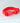 Red Waterproof Dog Collar Water Droplets