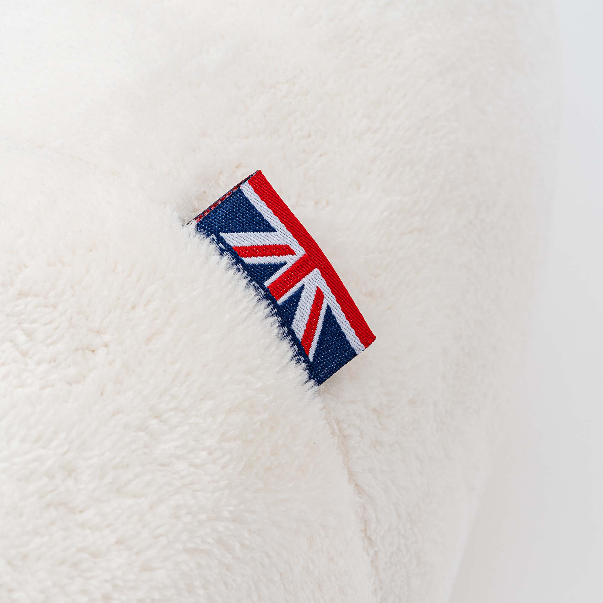 Round Donut Dog Bed Creamy White Hugo & Hudson London