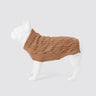 Brown dog knitted jumper