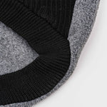 Fleece and Knit Dog Jumper - Grey