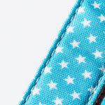Fabric Dog Lead - Turquoise Star