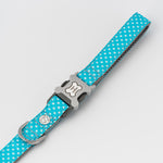 Fabric Dog Lead - Turquoise Star