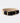 Flat Rope and Leather Dog Collar - Black