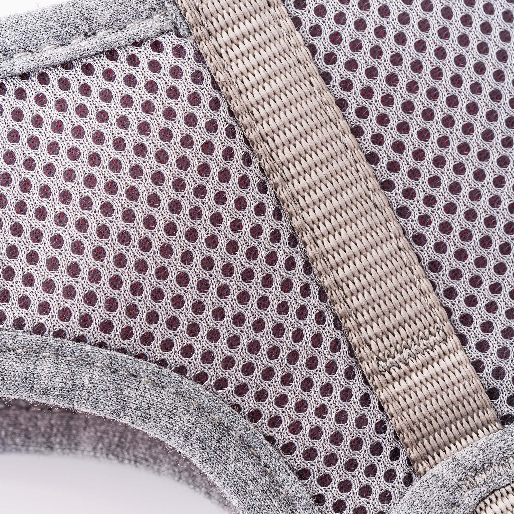 Tweed Dog Harness Pink Herringbone Hugo & Hudson London