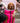 Tweed Metal Buckle Dog Collar - Pink Herringbone