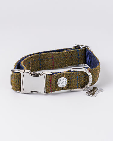 tweed Dog collar