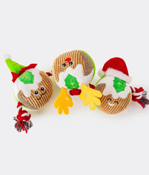 Christmas Pudding Rope Dog Toy