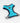Fabric Dog Harness - Turquoise Star