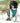 Fabric Dog Harness - Striped Navy and Green
